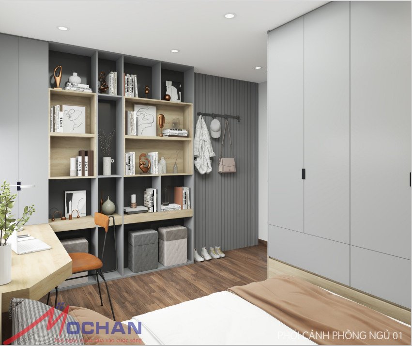 Nội thất phòng ngủ biệt thự Hướng nhìn 4
