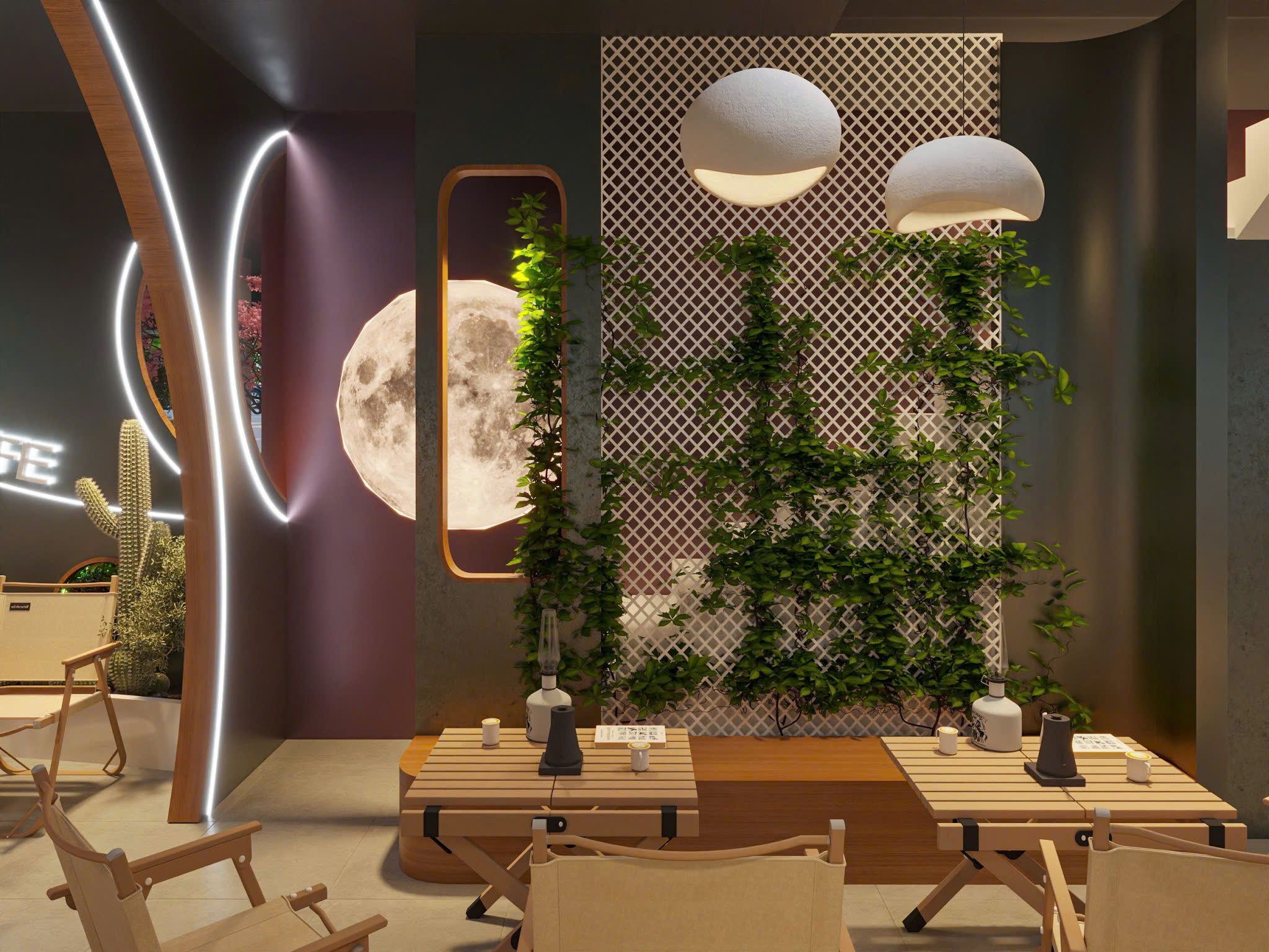 Thiết kế thi công quán cafe MAI HƯƠNG Hà Đông