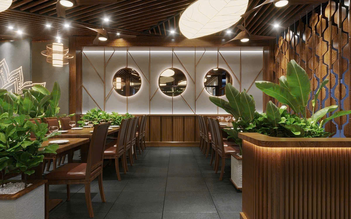 Thiết kế nhà hàng phong cách Hồng Kông